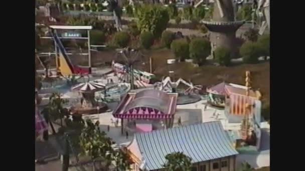 Holland 1989, Madurodam, зразкове село в Амстердамі 14 — стокове відео