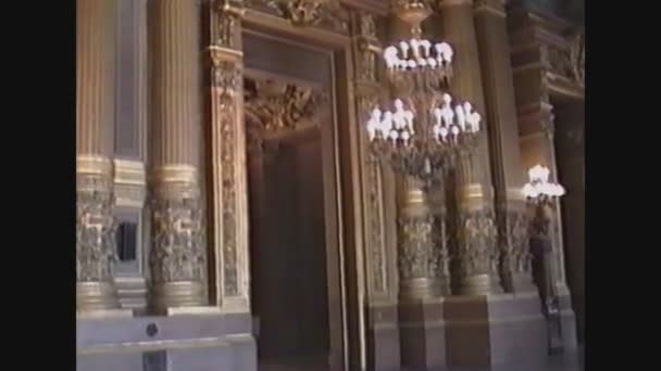 Francia 1988, Academie national de musique a Parigi 7 — Video Stock