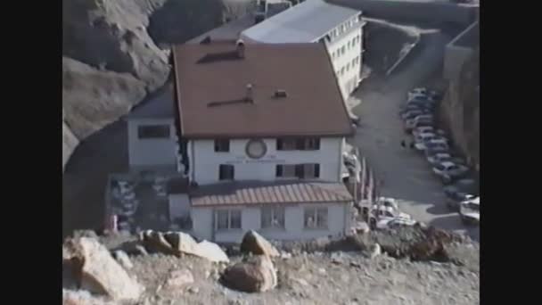 Italia 1988, Piccolo paese di montagna 3 — Video Stock