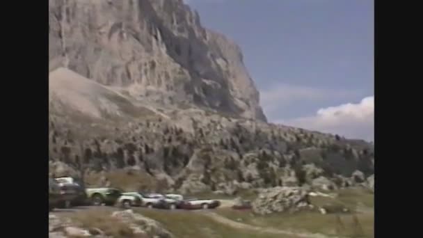 Itália 1989, Dolomites Panorama in Italy 2 — Vídeo de Stock