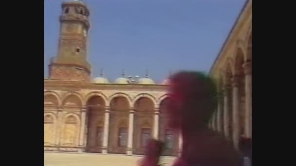 エジプト1988,スルタン・ハサンのモスク・マドラサ5 — ストック動画