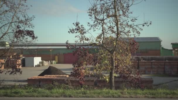 Empty industrial site — Stok Video