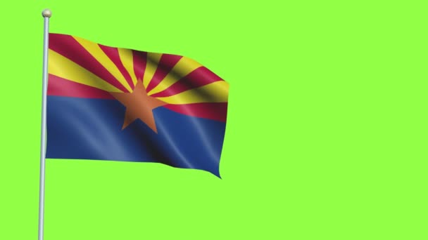 Arizona Flag Slow Motion — 비디오