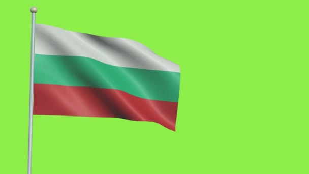 Bulgarije - Vlaggenstaten - Trage vaart — Stockvideo