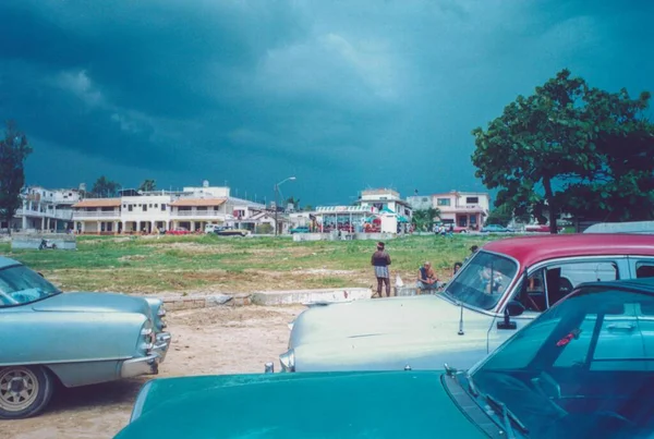 Havana Cuba 1987 Szeptember Havanna Utcára Néző — Stock Fotó