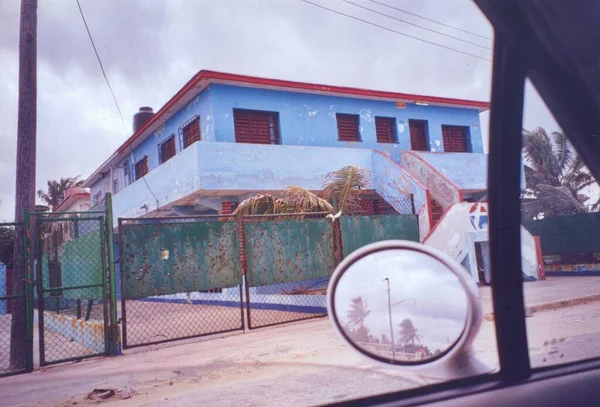 Havana Cuba Szeptember 1979 Régi Ház Havannában Utcáról Nézve — Stock Fotó