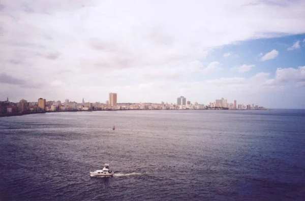 Havana Cuba September 1979 Havana Skyline View Sea — 스톡 사진