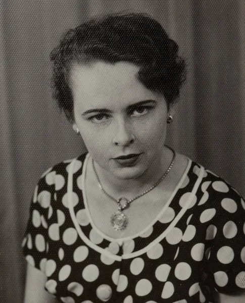Villanova Del Ghebbo Talya Nisan 1958 Lerin Şehvetli Kadın Portresi — Stok fotoğraf