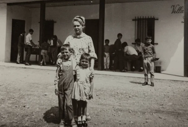 Asiago Italien Juni 1956 Familienerinnerungen Den 50Er Jahren — Stockfoto