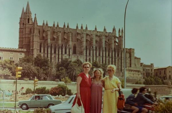 Mallorca Espanha Junho 1975 Catedral Palma Maiorca Espanha — Fotografia de Stock