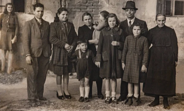 Mailand Italien Oktober 1961 Große Gruppe Menschen 60Er Jahre — Stockfoto