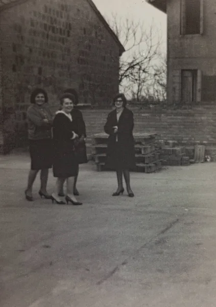 Rovigo Italia Marzo 1962 Ancianas Calle Los Años — Foto de Stock