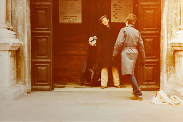 Salo Olaszország 1979 Utcai Kölykök Években — Stock Fotó
