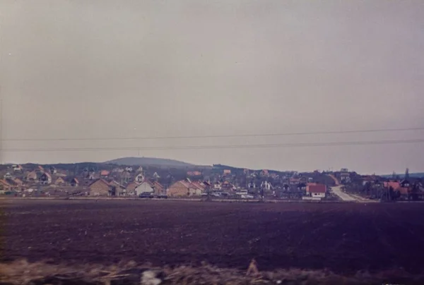 1982 헝가리 시골에 자리잡은 — 스톡 사진