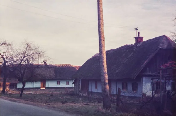 Budapest Hungria Setembro 1982 Aldeia Situada Zona Rural Húngara — Fotografia de Stock