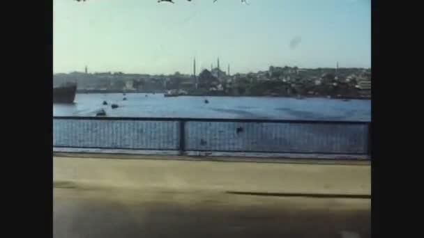 Turquía 1979, Viajar por las calles Estambul 3 — Vídeos de Stock