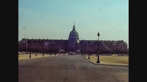 Frankreich 1976, Hotel des Invalides — Stockvideo