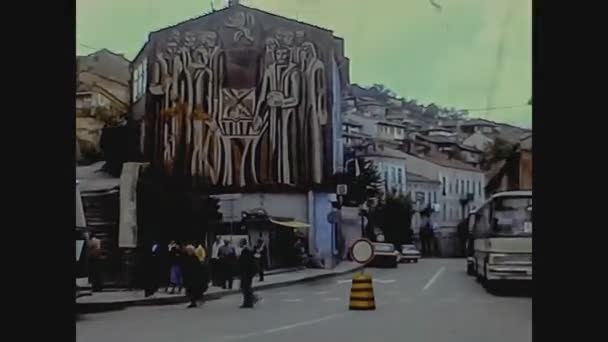 Bulgarie 1975, Pleven view in Bulgaria in 70 's — Video