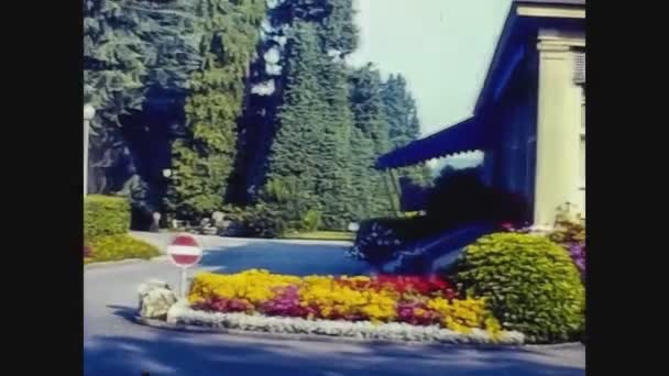 Švýcarsko 1975, Ženevská ulice pohled 3 — Stock video