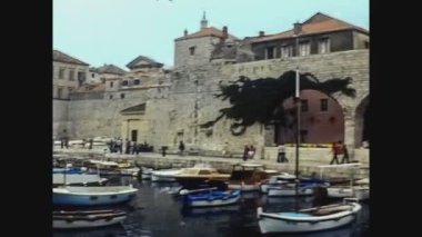 Hırvatistan 1975 ve Dubrovnik liman manzarası