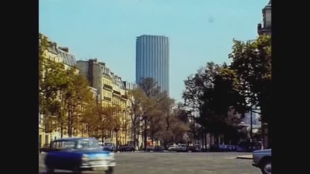 Γαλλία 1976, Παρίσι άποψη του δρόμου 26 — Αρχείο Βίντεο