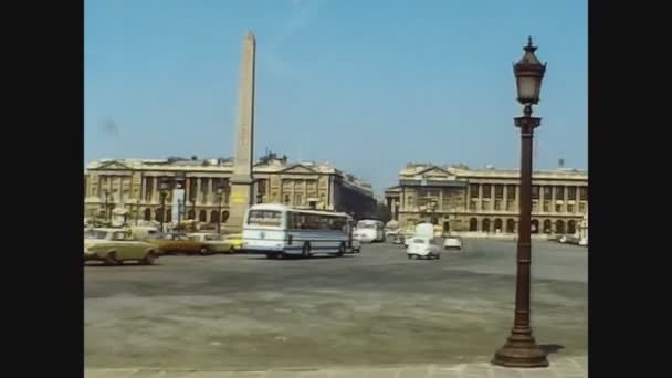 France 1976, Paris street view 12 — 图库视频影像