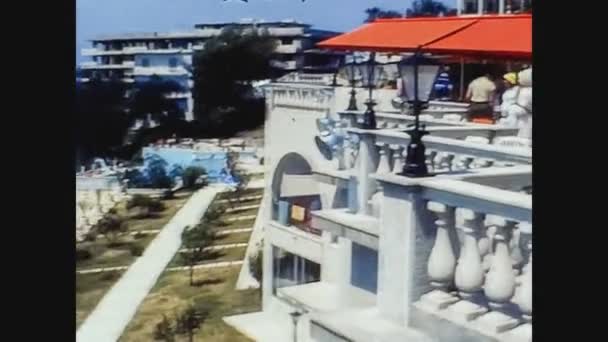 Grecja 1978, Resort na Korfu — Wideo stockowe