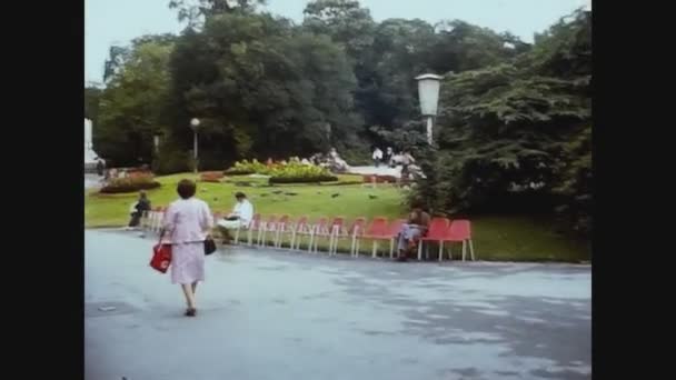 Rakousko 1974, Vídeň pohled na ulici 10 — Stock video