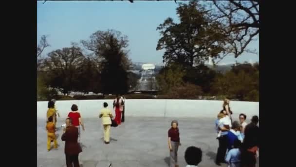 USA 1974, Arlingtonský hřbitov 6 — Stock video