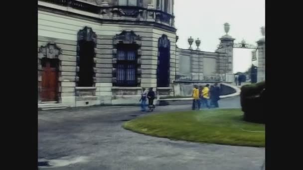 Oostenrijk 1974, Belvedere Schlossgarten in Wenen 4 — Stockvideo
