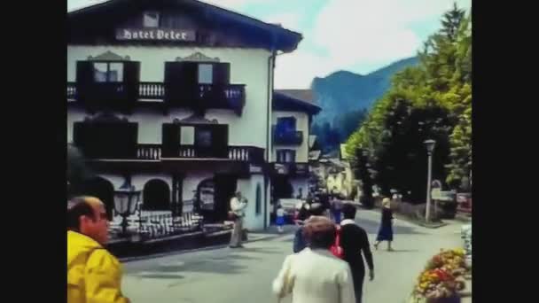 Österrike 1975, Sankt Wolfgang utsikt — Stockvideo