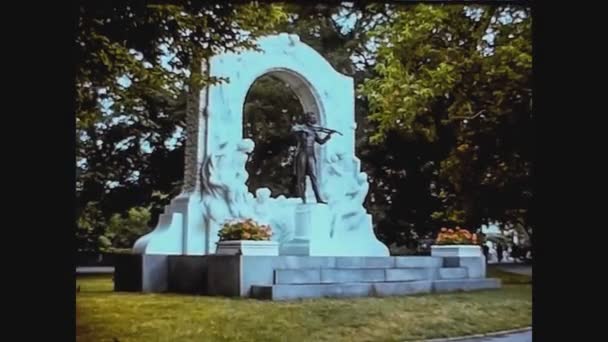 Austria 1974, Patung di Wina 3 — Stok Video