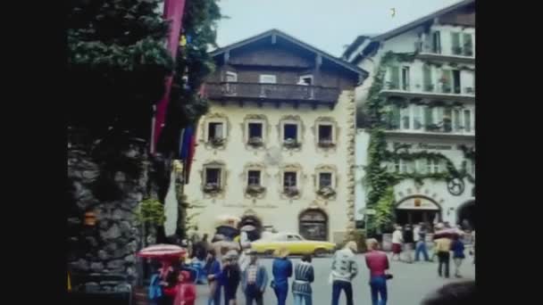 Oostenrijk 1975, Sankt Wolfgang view 10 — Stockvideo