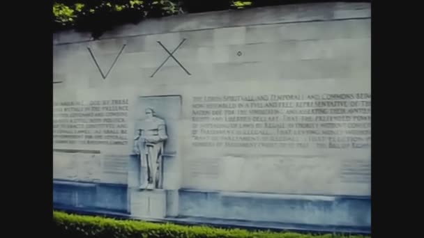 Suíça 1975, Monumento Internacional à Reforma 3 — Vídeo de Stock