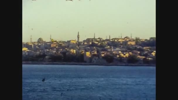 Turkije 1979, Blauwe Moskee in Istanbul — Stockvideo