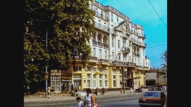 Österrike 1974, Wien gatuvy 14 — Stockvideo