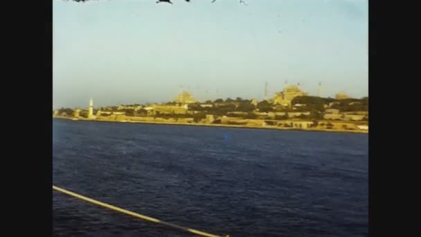 Turquie 1979, Vue de la côte d'Istanbul — Video