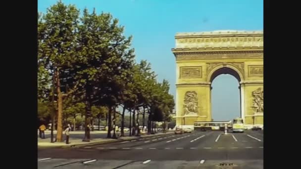 法国1976年，Arc de Triomphe Paris 3 — 图库视频影像