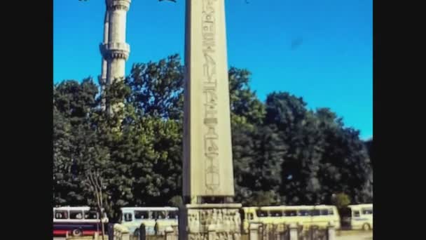 Turquía 1979, Hipódromo Constantinopla en Estambul — Vídeo de stock