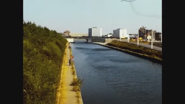 Francie 1973, Calais view 2 — Stock video