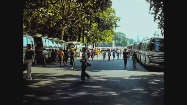 Regno Unito 1974, Londra vista strada 4 — Video Stock