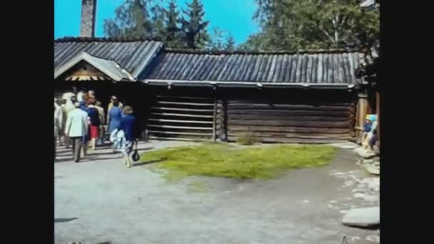İsveç 1979, Stockholm sokak manzarası 8 — Stok video