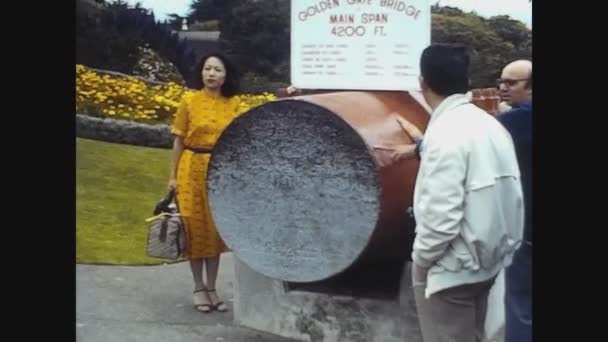 San Francisco, USA 1979, Golden Gate Bridge 7 — Stock video