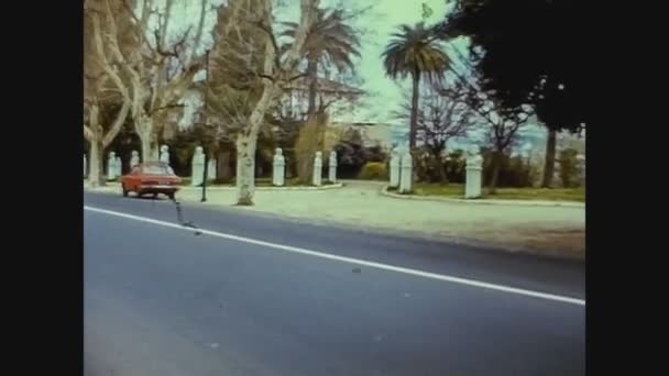 Italien 1975, Rom street view — Stockvideo