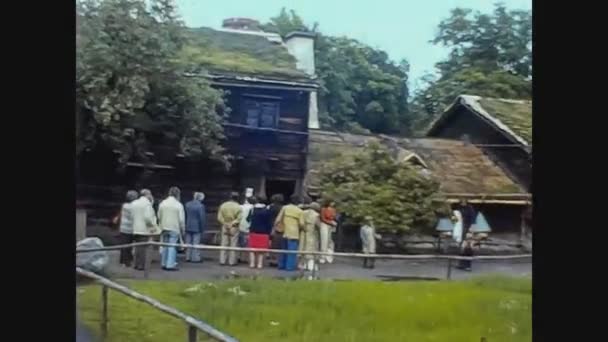 スウェーデン1979年ストックホルム・ストリート・ビュー5 — ストック動画
