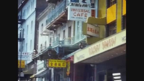 San Francisco, USA 1979, San Francisco Chinatown 3 – Stock-video