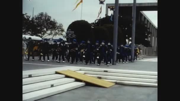 Los Angeles, USA 1979, Street Music Band — Stockvideo