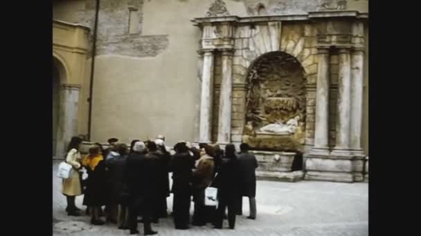Italia 1975, Villa d 'Este en Tivoli 3 — Vídeos de Stock