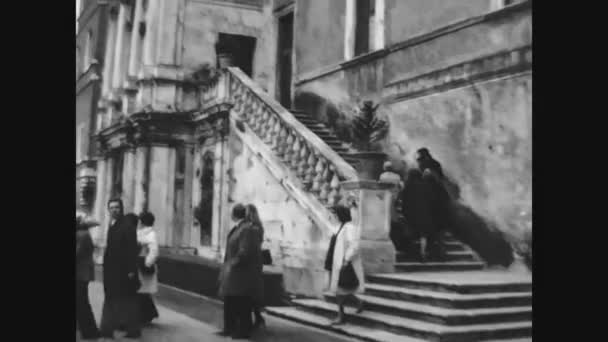 Italien 1975, Villa d 'Este i Tivoli 4 — Stockvideo