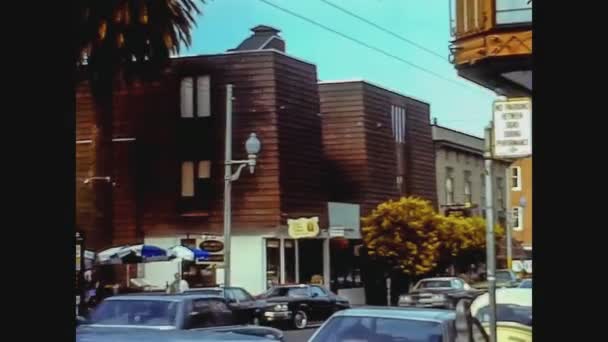 San Francisco, Estados Unidos 1979, San Francisco street view 19 — Vídeos de Stock